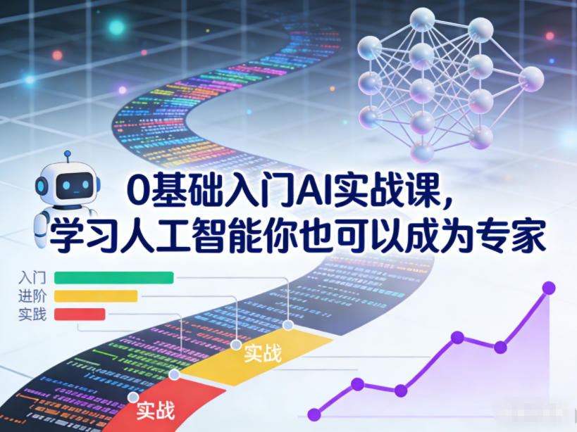 0基础入门AI实战课，学习人工智能你也可以成为专家-小目标云网创