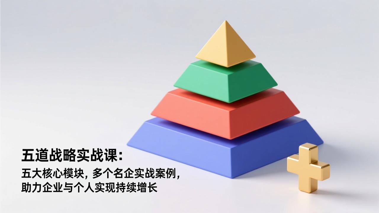 五道战略实战课:五大核心模块,多个名企实战案例,助力企业与个人实现持续增长-小目标云网创